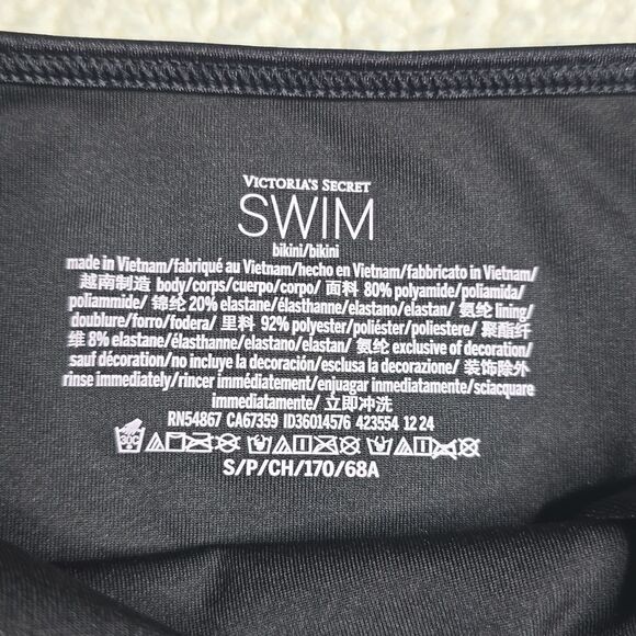 1202 NWT VS Archives Strappy Hardware String Bikini Bottom SZ Small - Picture 4 of 5